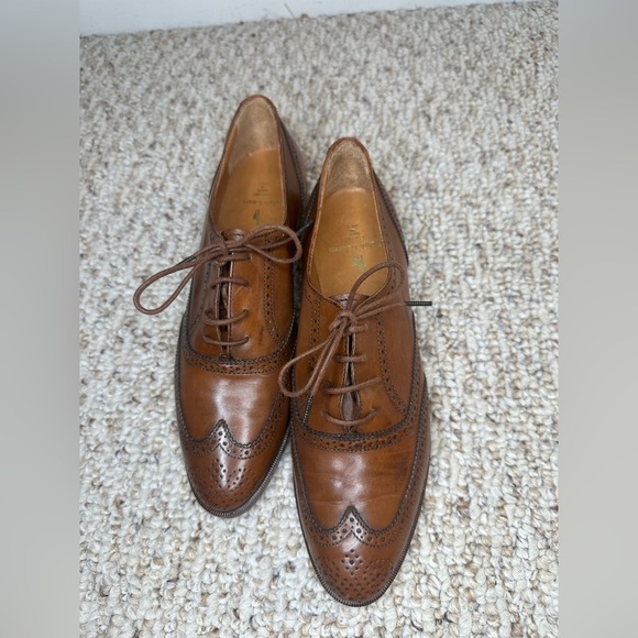 Ralph Lauren Oxford Shoes with Brogue Detailing size 7AA - Picture 5 of 7